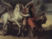 Theodor van Thulden Athene and Pegasus oil painting on canvas